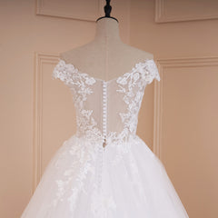 HEULORIA princess wedding dress off shoulder lace applique bride dress plus size robe de mariee BA-546 HEULORIA princess wedding dress off shoulder lace applique bride dress plus size robe de mariee BA-546