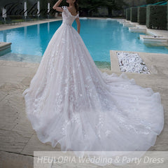 Princess Wedding Dress off shoulder lace bride dress plus size robe de mariee Lace beading Wedding Bridal Gown BA-131