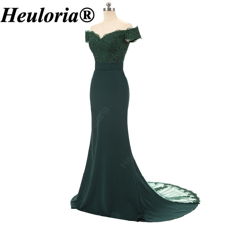 heuloria-Off-the-Shoulder Lace Mermaid Evening Dress with Illusion Train-ed-85