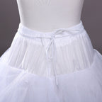 A-Line Slip Floor-Length 3 Tiers Petticoats for  A Line Style for bride