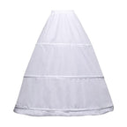 A-Line Slip Ankle-Length 1 Tiers Petticoats A Line Style underskirt 3 loops for bride