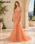 heuloria-Off-the-Shoulder Floral Mermaid Prom Dress with Sheer Corset-ed-427