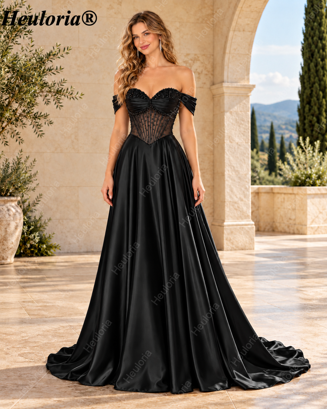 heuloria-Off-the-Shoulder Beaded Corset Satin A-Line Prom Dress with Slit-ed-197