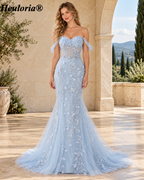 heuloria-Off-the-Shoulder Floral Mermaid Prom Dress with Sheer Corset-ed-427