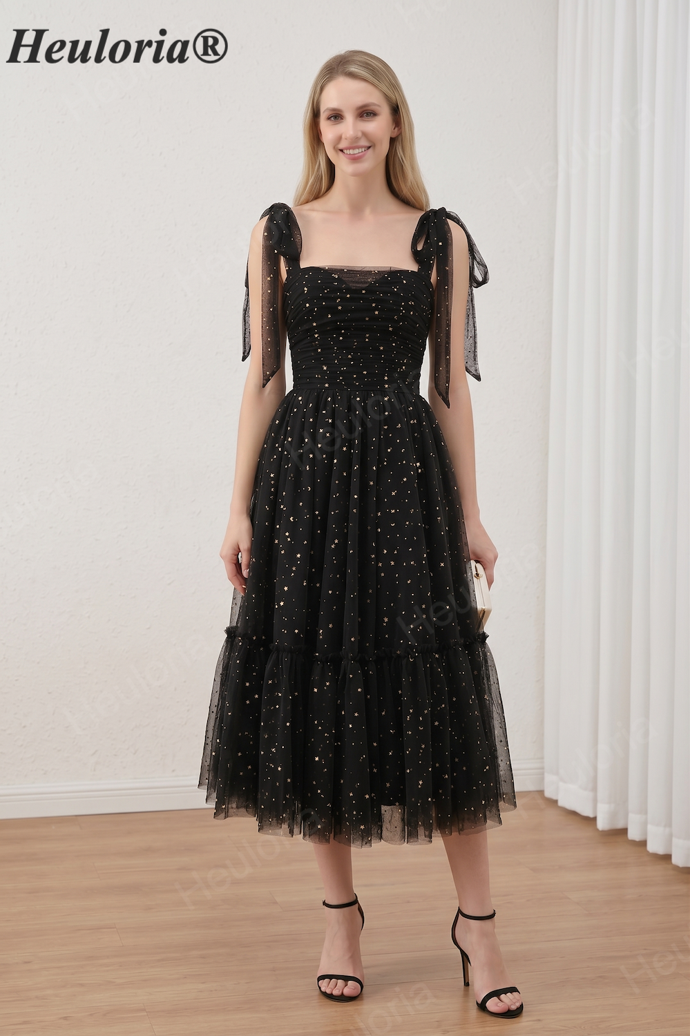 Celestial Starry Tulle Prom Dress