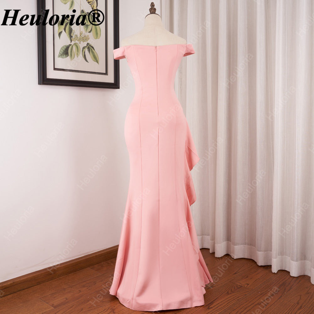 heuloria-Off-the-Shoulder Ruffle Mermaid Evening Dress with Slit-ed-9