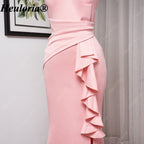 heuloria-V-Neck Satin Mermaid Evening Dress with Cascading Ruffle and Slit-ed-10