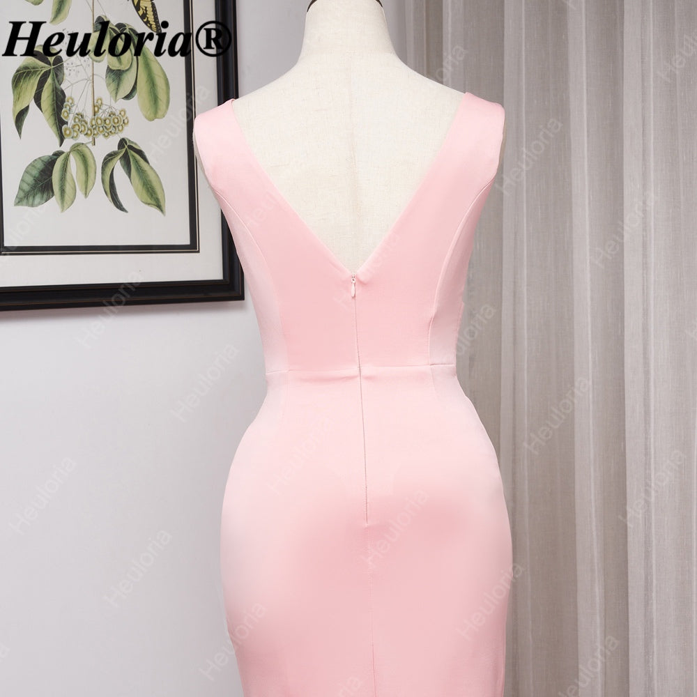 heuloria-V-Neck Satin Mermaid Evening Dress with Cascading Ruffle and Slit-ed-10