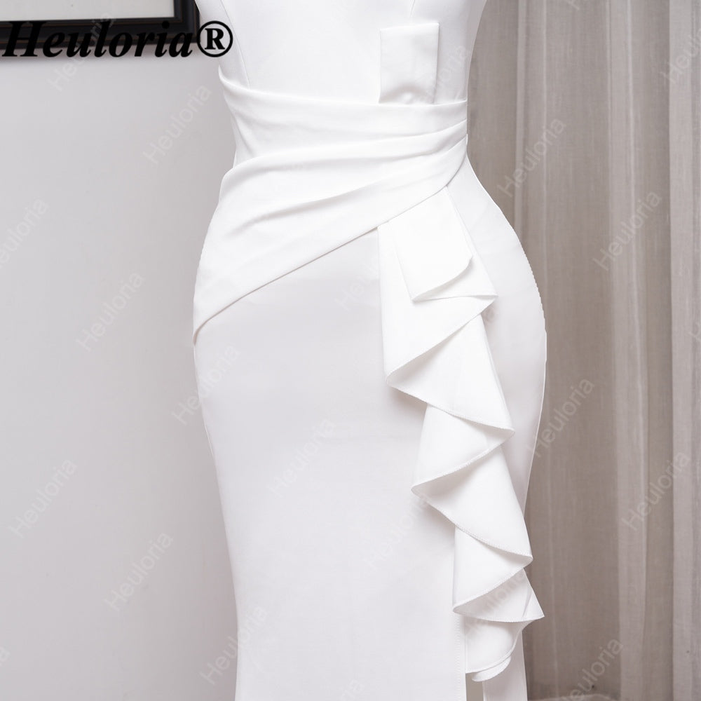 heuloria-V-Neck Satin Mermaid Evening Dress with Cascading Ruffle and Slit-ed-10