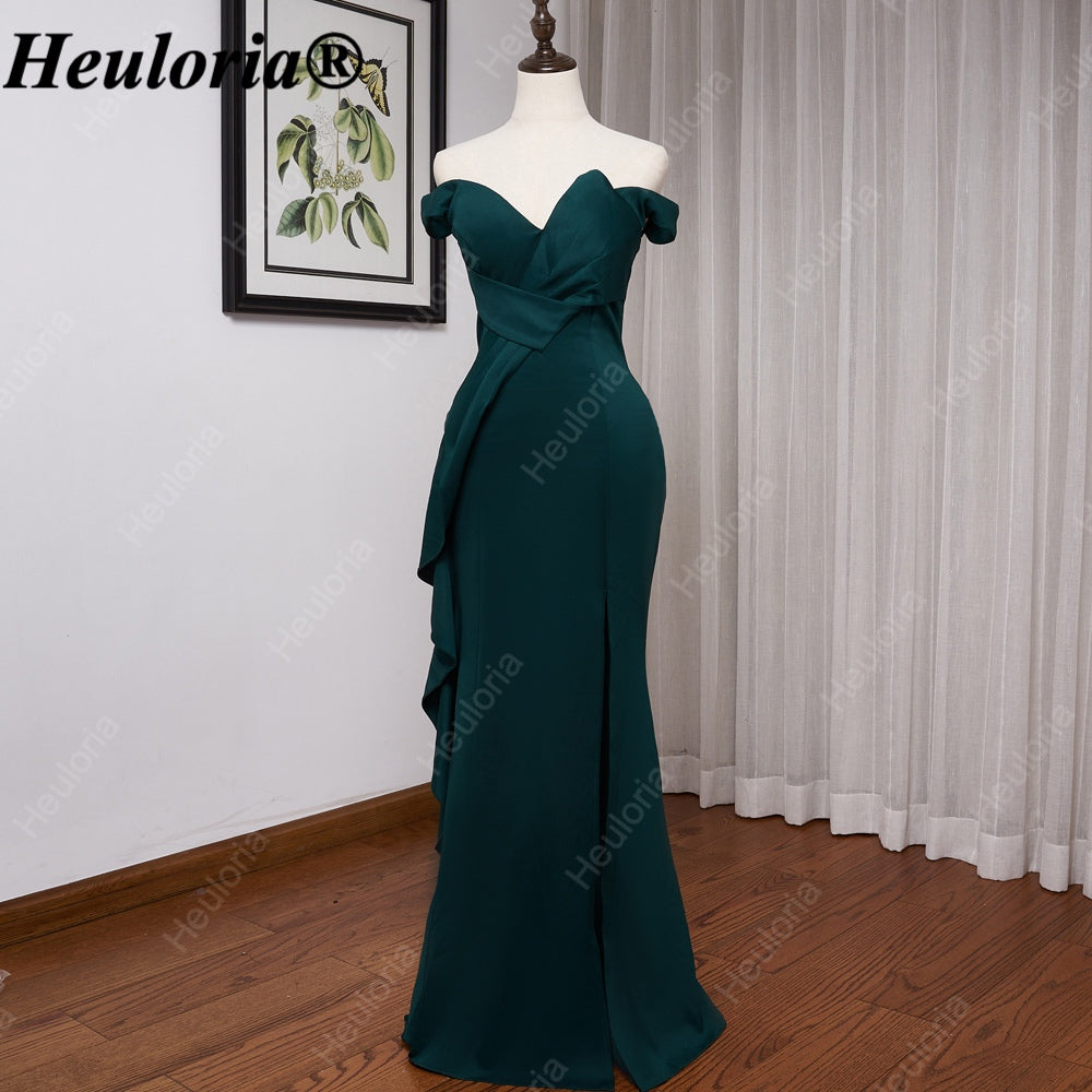 heuloria-Off-the-Shoulder Ruffle Mermaid Evening Dress with Slit-ed-9