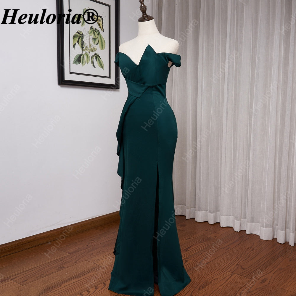 heuloria-Off-the-Shoulder Ruffle Mermaid Evening Dress with Slit-ed-9