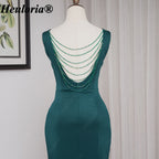 heuloria-V-Neck Cutout Mermaid Evening Dress with Beaded Back-ed-14