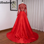 heuloria-Long Sleeve Sequin Evening Dress with Overskirt and Train-ed-58-2