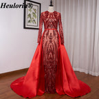 heuloria-Long Sleeve Sequin Evening Dress with Overskirt and Train-ed-58-2