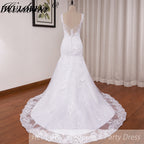 HEULORIA vintage Mermaid Wedding Dress sweetheart lace beading bride dress Robe de mariage customize ME-622