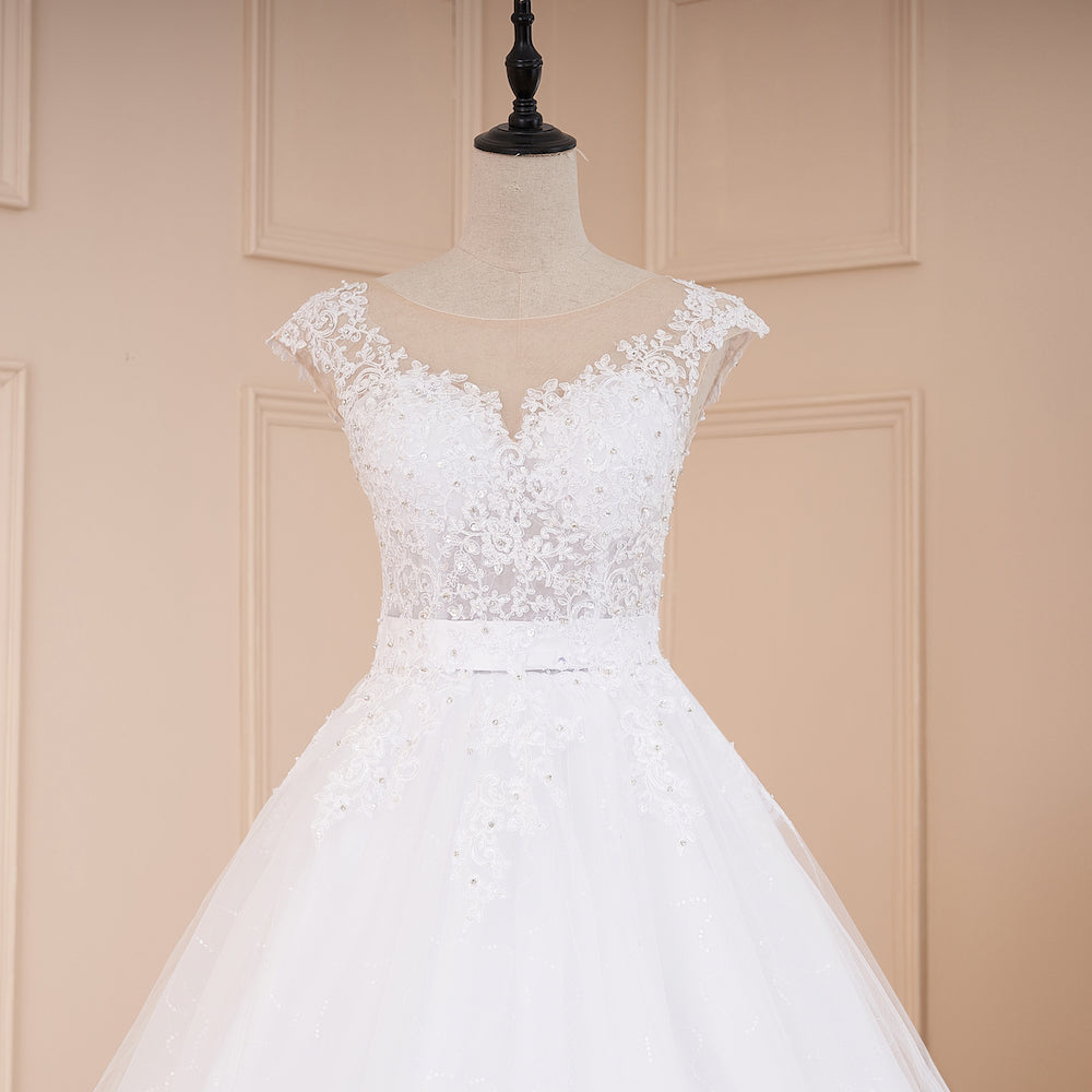 HEULORIA Princess Ball Gown Wedding Dress sleeveless bride dress Sweetheart plus size robe de mariee Lace beading Wedding Bridal Gown BA-586