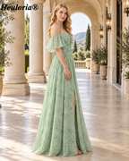 heuloria-Dusty Sage Floral Off-Shoulder Bridesmaid Dress with Slit-ed-555