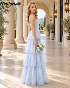 heuloria-Ice Blue Floral Sweetheart Tiered Bridesmaid Dress-ed-566-2