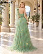 heuloria-One-Shoulder Floral Embroidered Tulle A-Line Evening Dress-ed-584