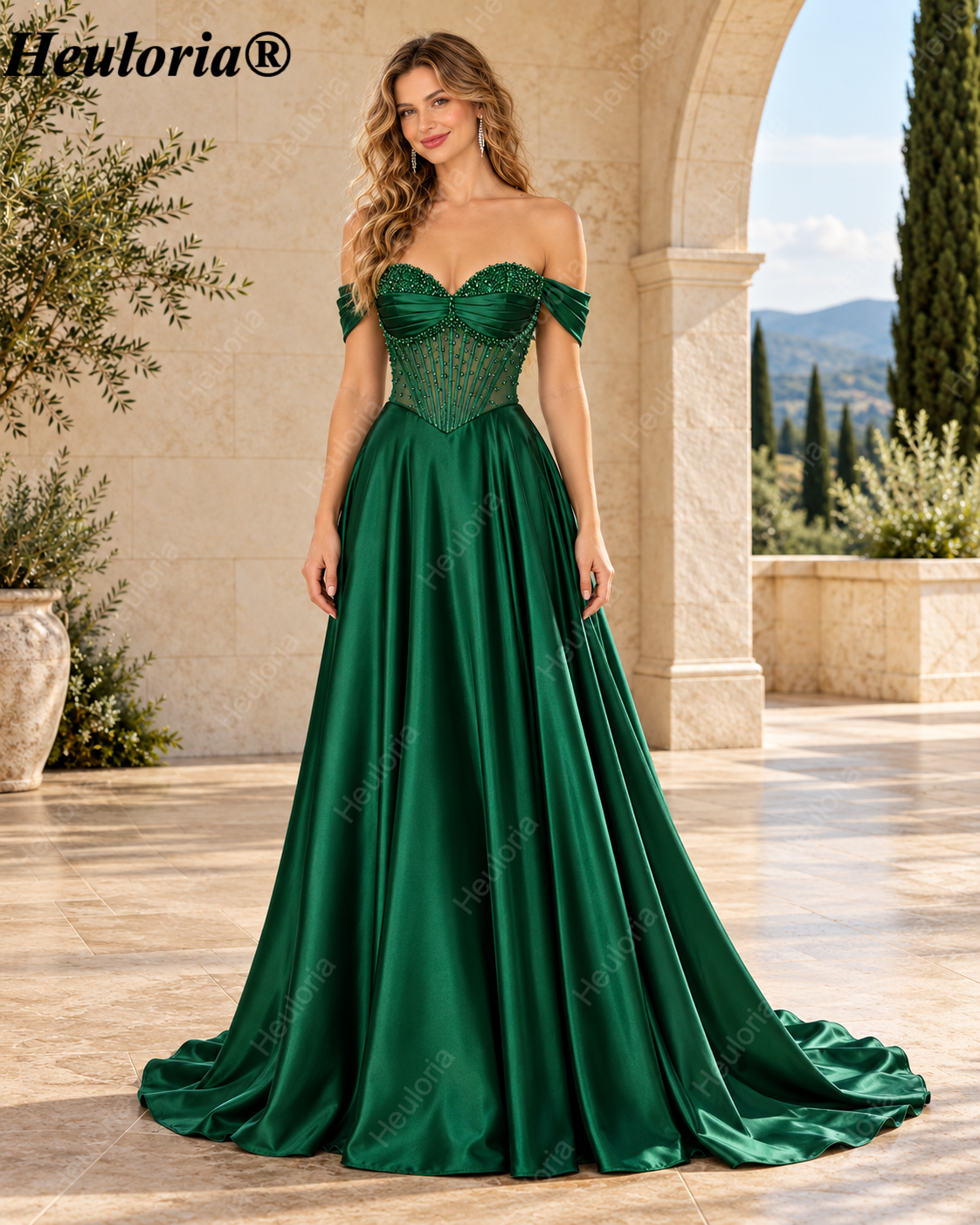 heuloria-Off-the-Shoulder Beaded Corset Satin A-Line Prom Dress with Slit-ed-197