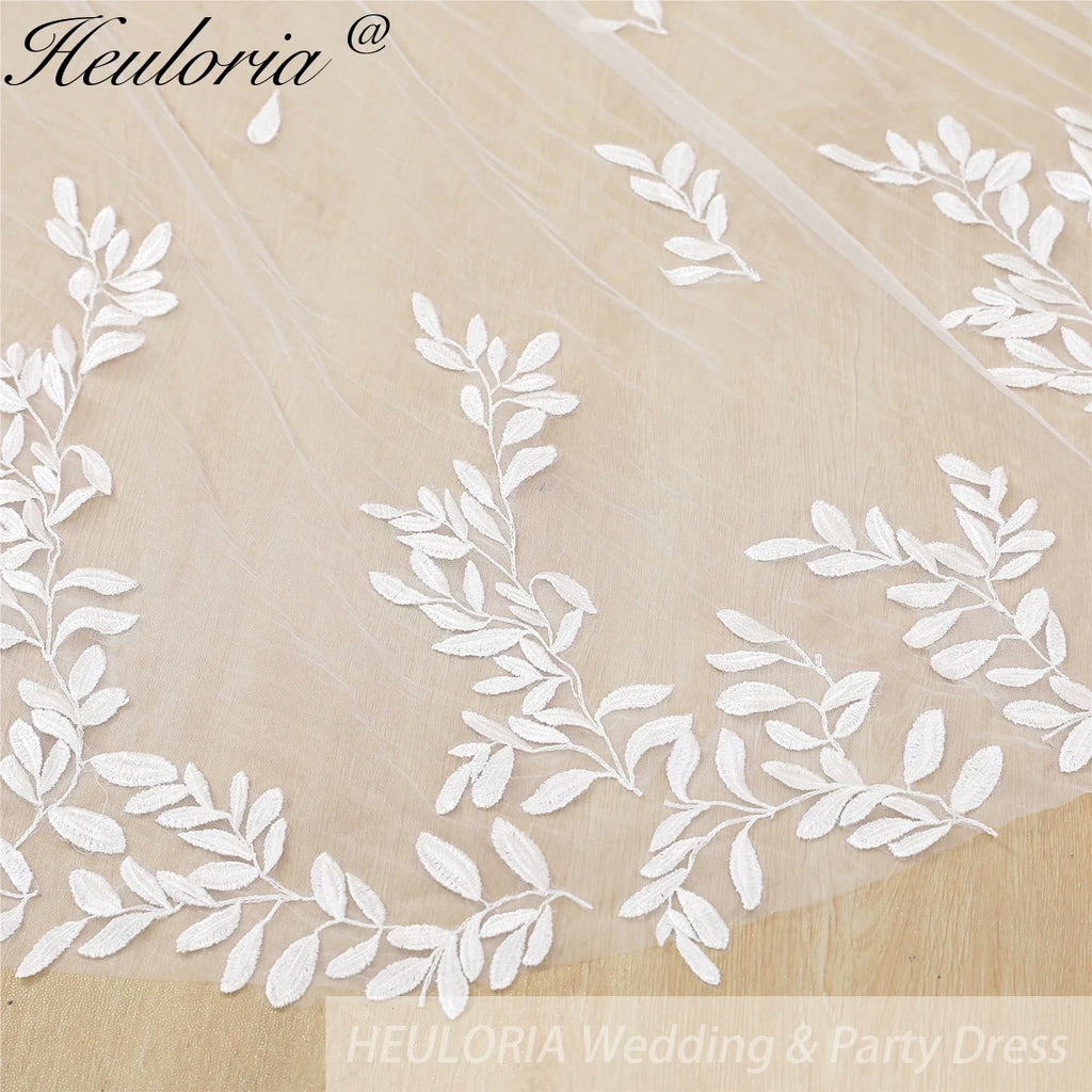 Cathedral Wedding Veil Lace bridal veil with Metal Comb Length 300cm width 300cm for Bride VL-103