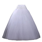 A-Line Slip Floor-Length 3 Tiers Petticoats for  A Line Style for bride