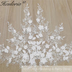 Cathedral Wedding Veil Lace bridal veil with Metal Comb Length 300cm width 300cm for Bride VL-122