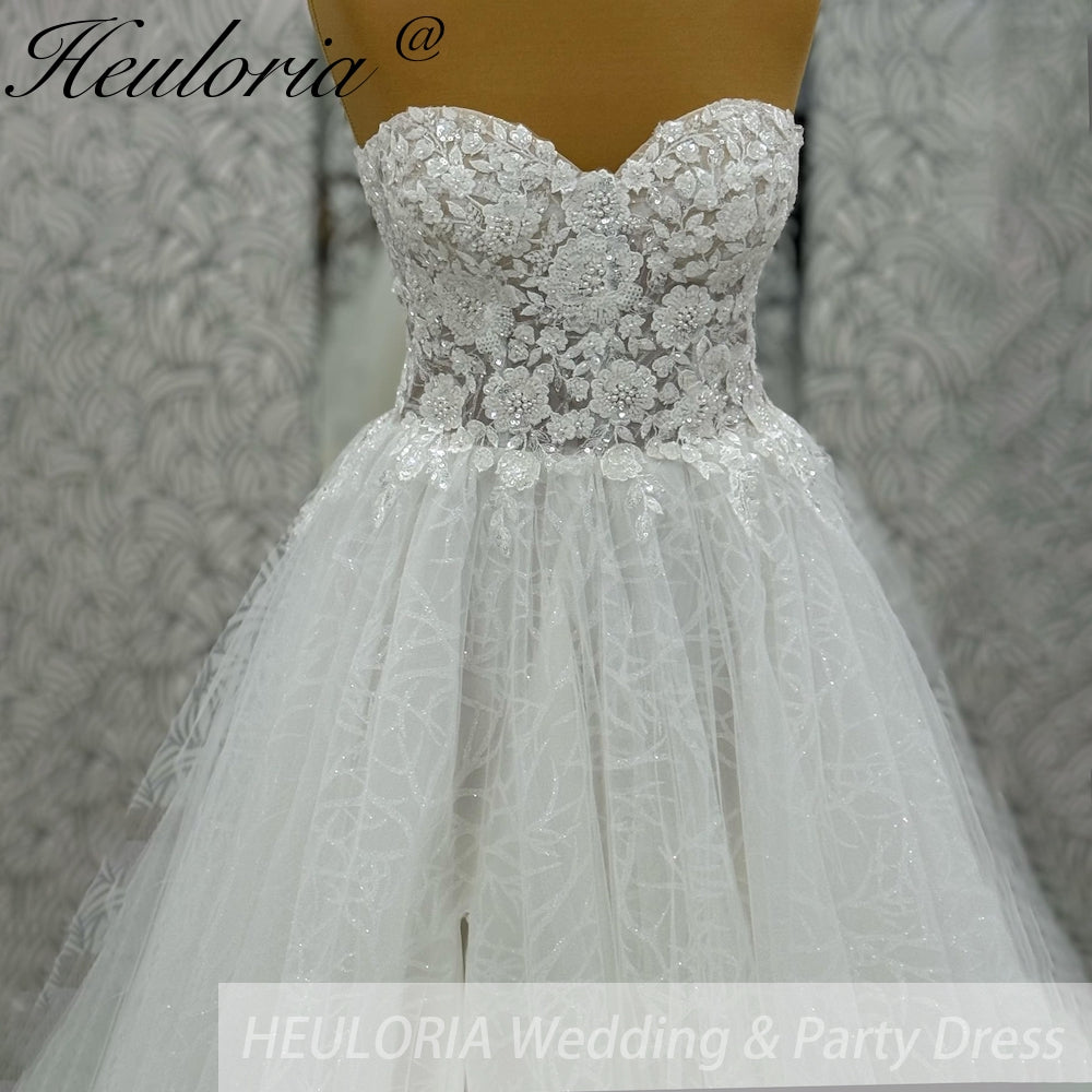 elegant A line wedding dress off shoulder lace beading bride dress Robe De Mariee Wedding Bride Dress long train AL-1008