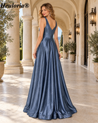 heuloria-Deep V-Neck Glitter A-Line Prom Dress with Slit-ed-196