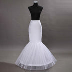 Mermaid and Trumpet Gown Slip Floor-Length 2 Tiers Petticoats