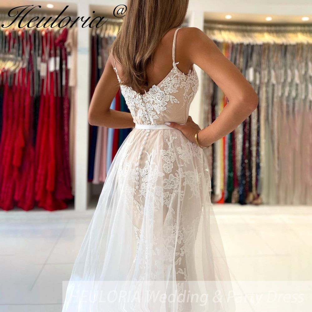 New Mermaid Sexy Prom Dresses Long for Applique with Detachable Train Formal Evening Dress Party Birthday Gowns Customized Made