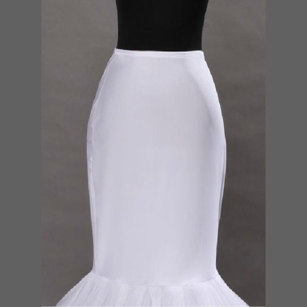Mermaid and Trumpet Gown Slip Floor-Length 2 Tiers Petticoats