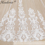 Cathedral Wedding Veil Lace bridal veil with Metal Comb Length 300cm width 300cm for Bride VL-131