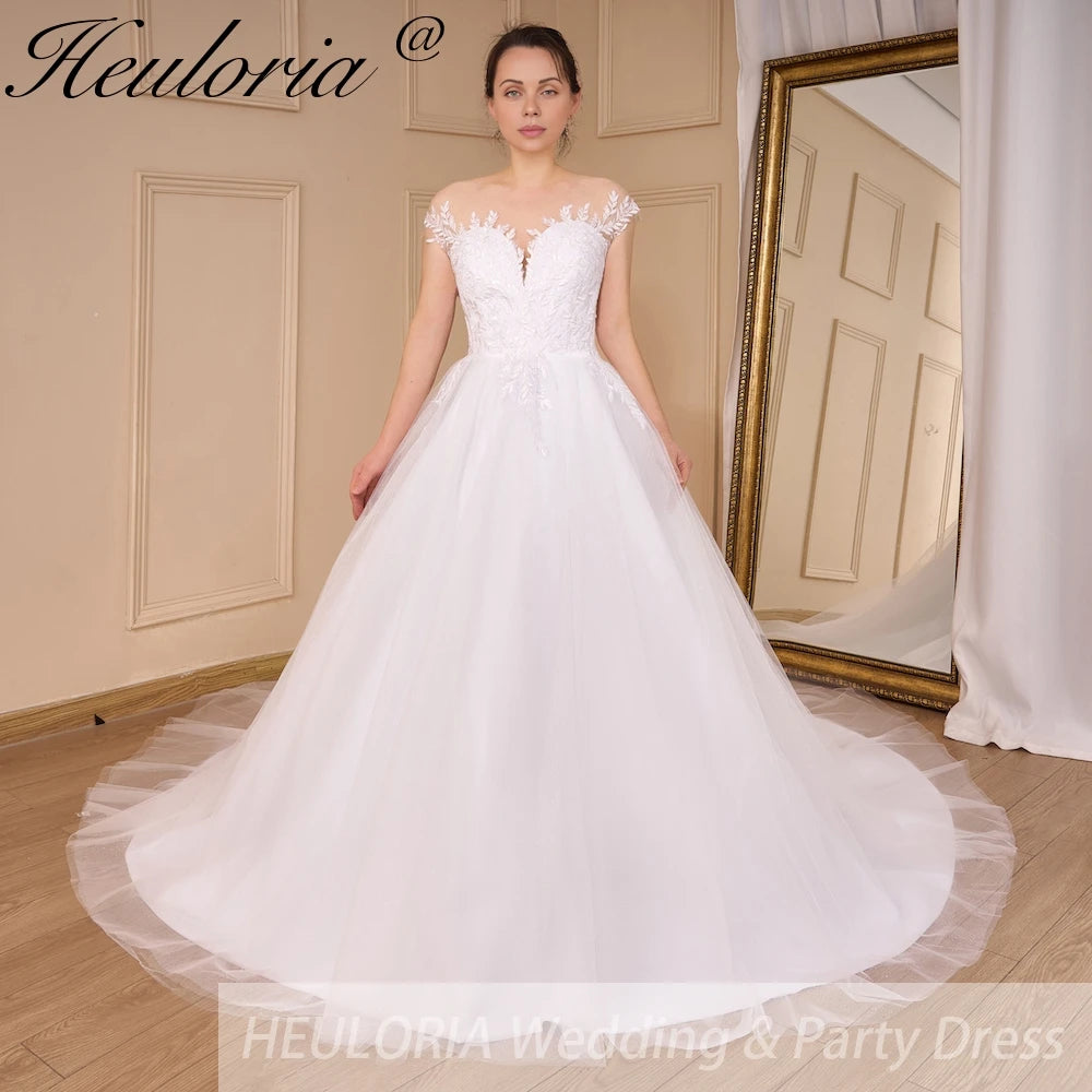 Boho Wedding Dress lace bride dress plus size robe de mariee shinny A line Wedding Bridal Gown AL-791