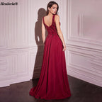 heuloria-Lace Applique Chiffon A-Line Mother of the Bride Dress with Cape-ed-378