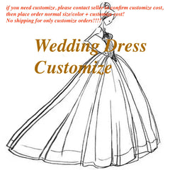 Elegant Boho A line Wedding Dress long sleeve high neck lace applique bride dress robe de mariee A line Wedding Bridal Gown AL-QK200