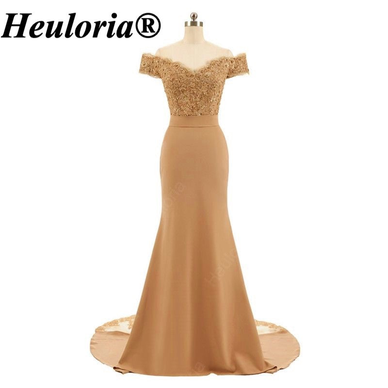heuloria-Off-the-Shoulder Lace Mermaid Evening Dress with Illusion Train-ed-85