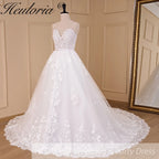 HEULORIA elegant ball gown princess wedding dress sweetheart lace beading bride dress Robe De Mariee Wedding gown BA-737