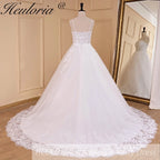 HEULORIA elegant ball gown princess wedding dress sweetheart lace beading bride dress Robe De Mariee Wedding gown BA-738