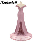 heuloria-Off-the-Shoulder Lace Mermaid Evening Dress with Illusion Train-ed-85