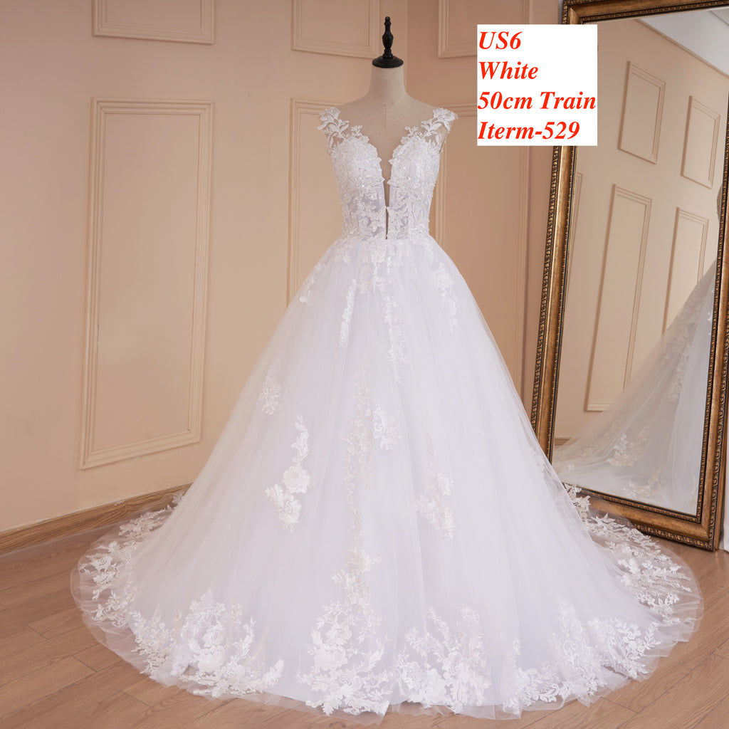 HEULORIA  wedding dress Stock! BIG SALE! Ship Immediately!