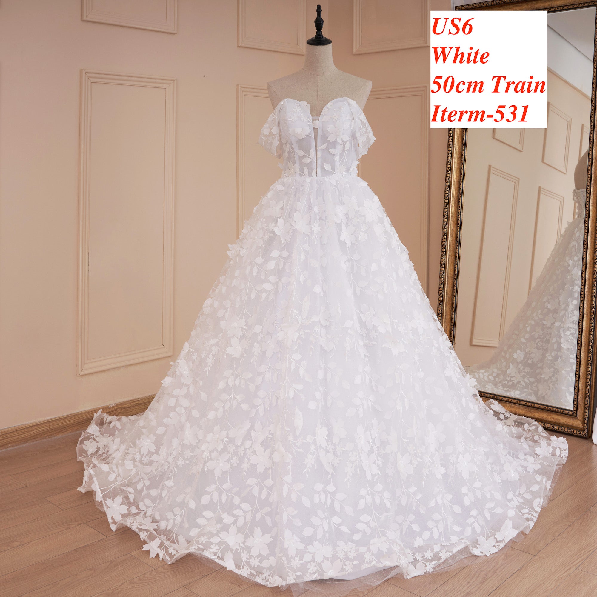 HEULORIA  wedding dress Stock! BIG SALE! Ship Immediately!