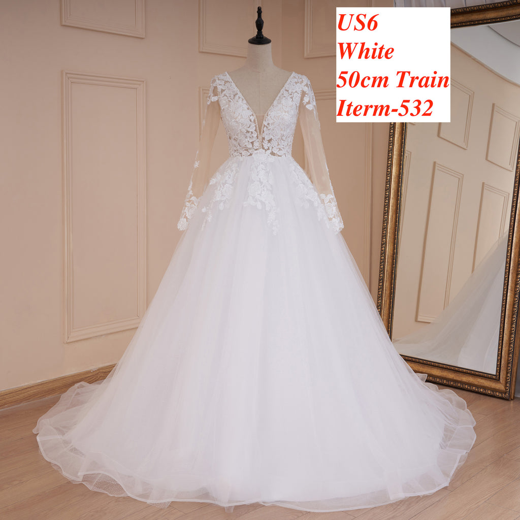 HEULORIA  wedding dress Stock! BIG SALE! Ship Immediately!