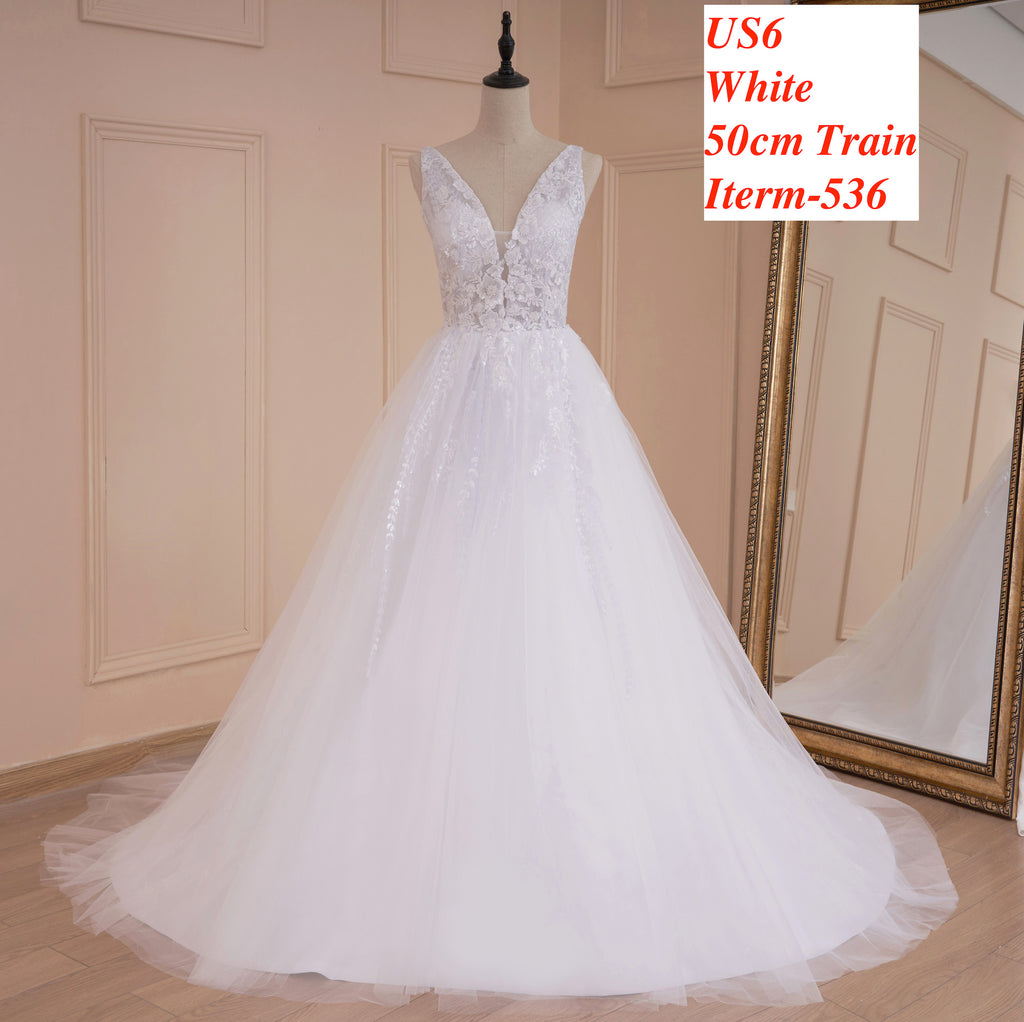 HEULORIA  wedding dress Stock! BIG SALE! Ship Immediately!