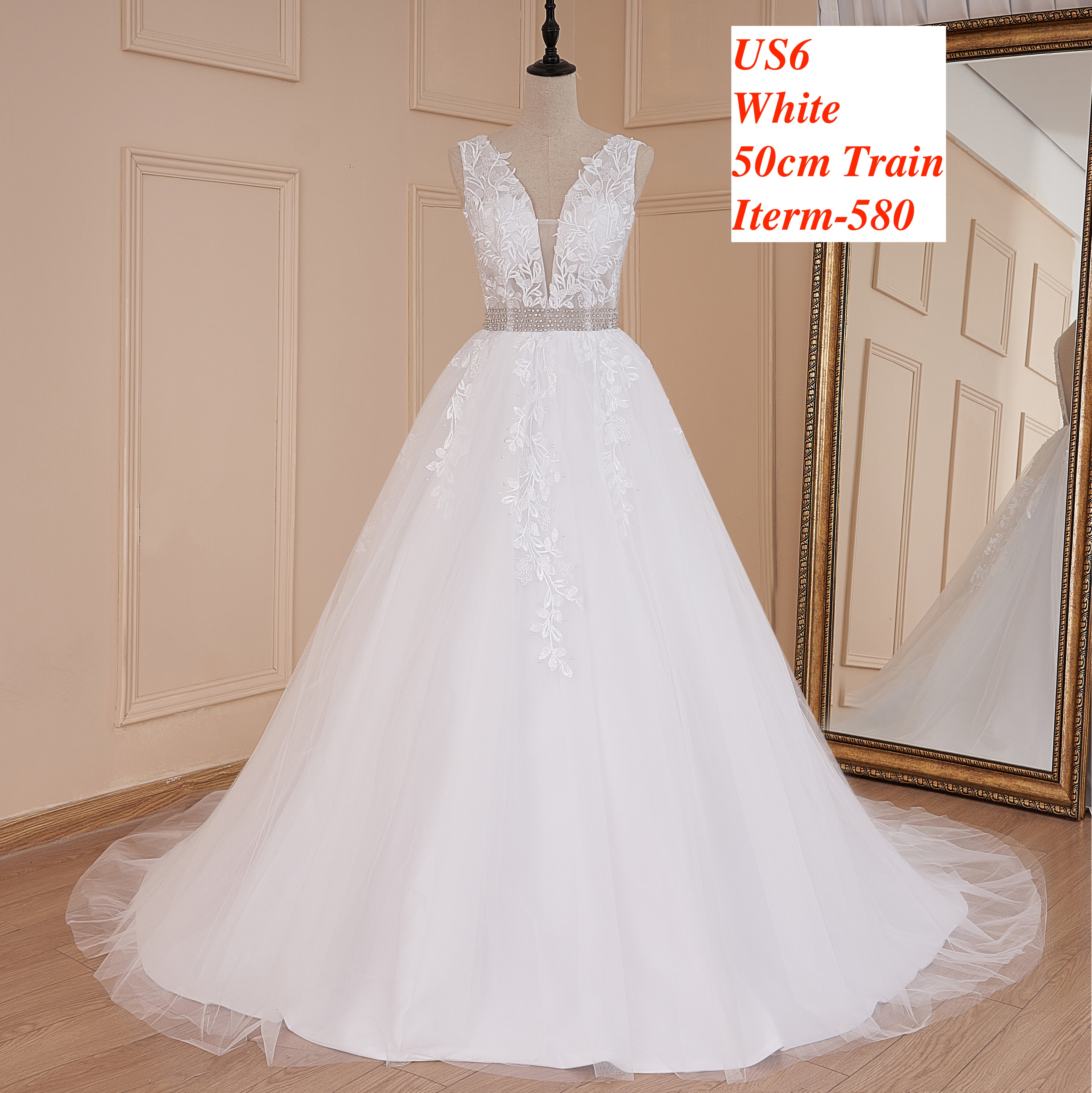 HEULORIA  wedding dress Stock! BIG SALE! Ship Immediately!