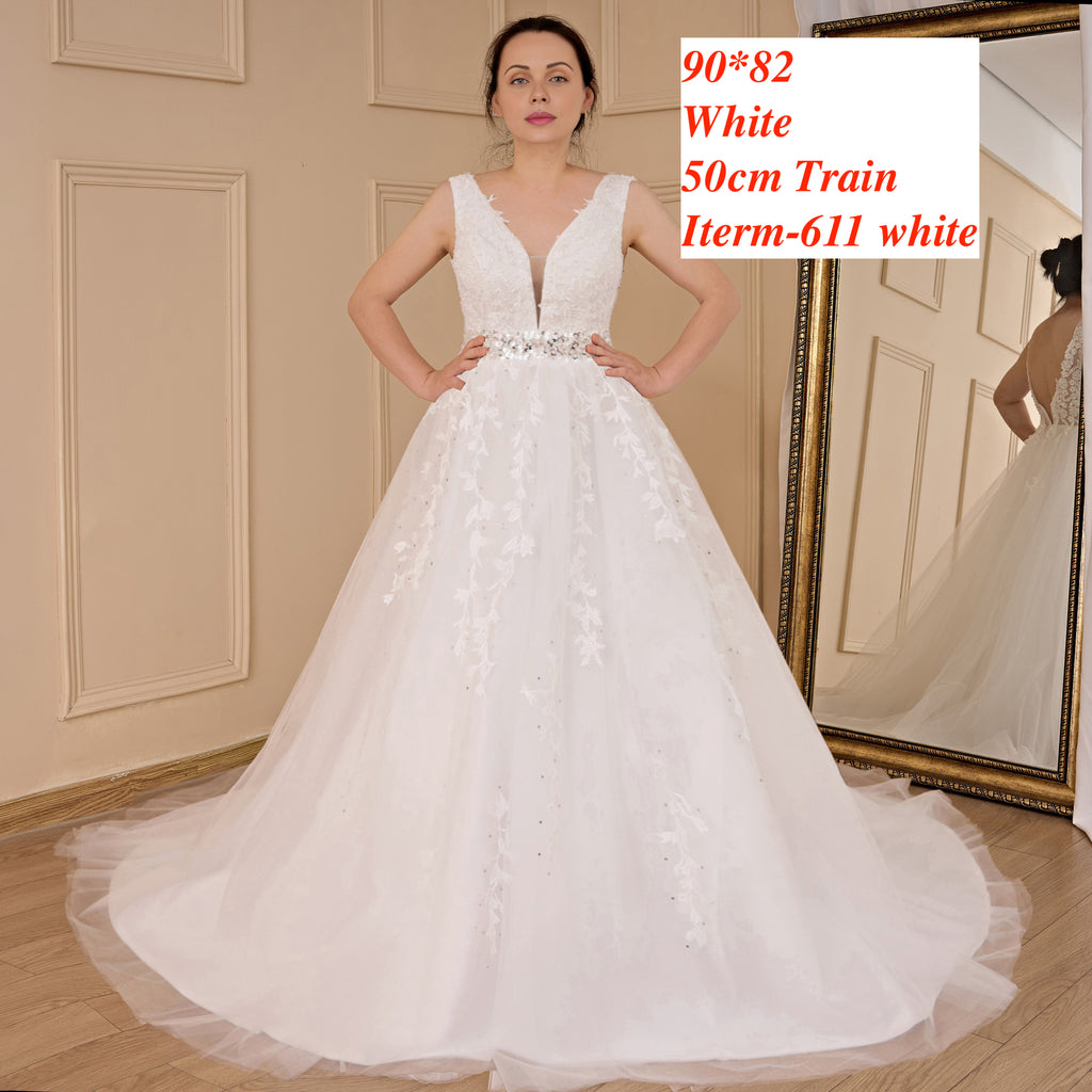 HEULORIA  wedding dress Stock! BIG SALE! Ship Immediately!