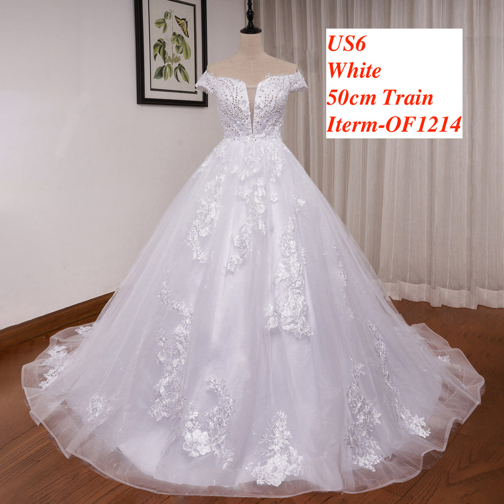 HEULORIA  wedding dress Stock! BIG SALE! Ship Immediately!