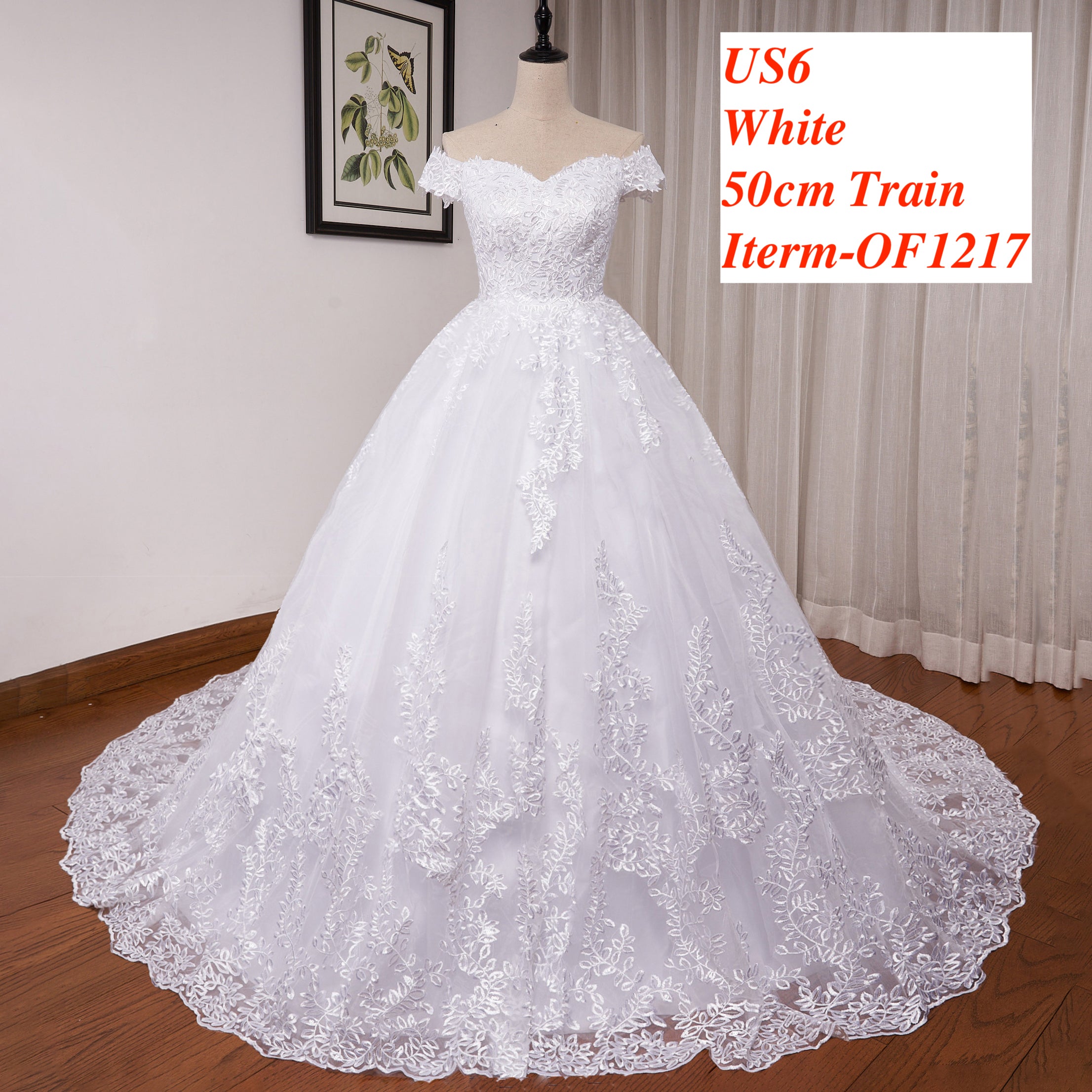 HEULORIA  wedding dress Stock! BIG SALE! Ship Immediately!