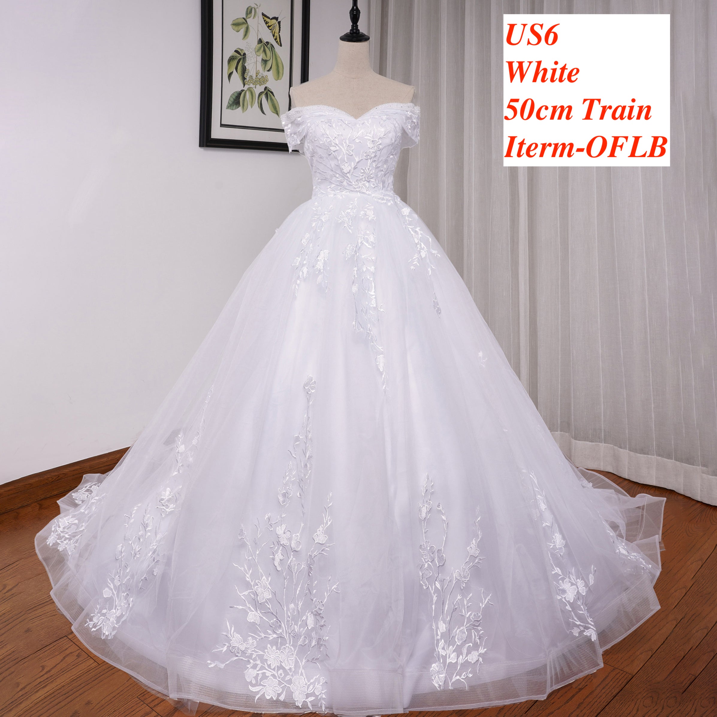 HEULORIA  wedding dress Stock! BIG SALE! Ship Immediately!