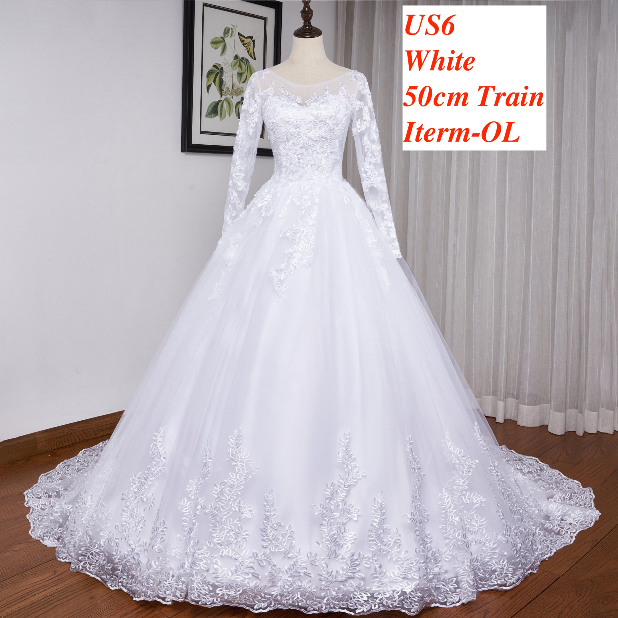 HEULORIA  wedding dress Stock! BIG SALE! Ship Immediately!